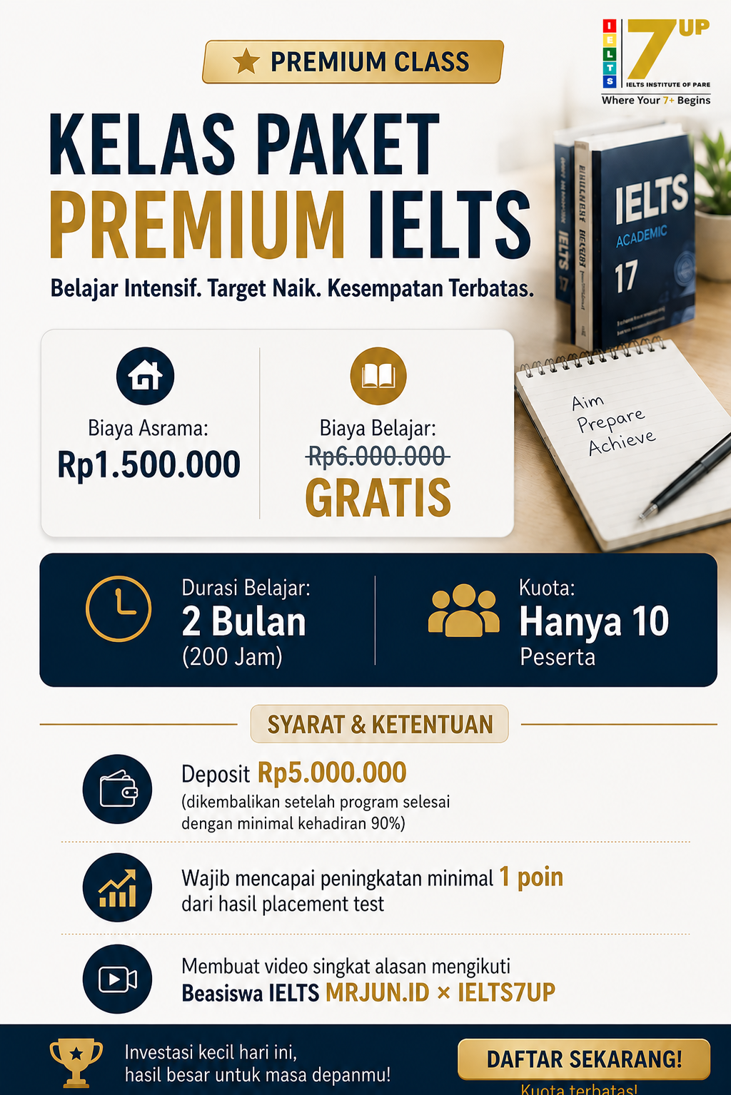 KELAS PAKET PREMIUM IELTS logo