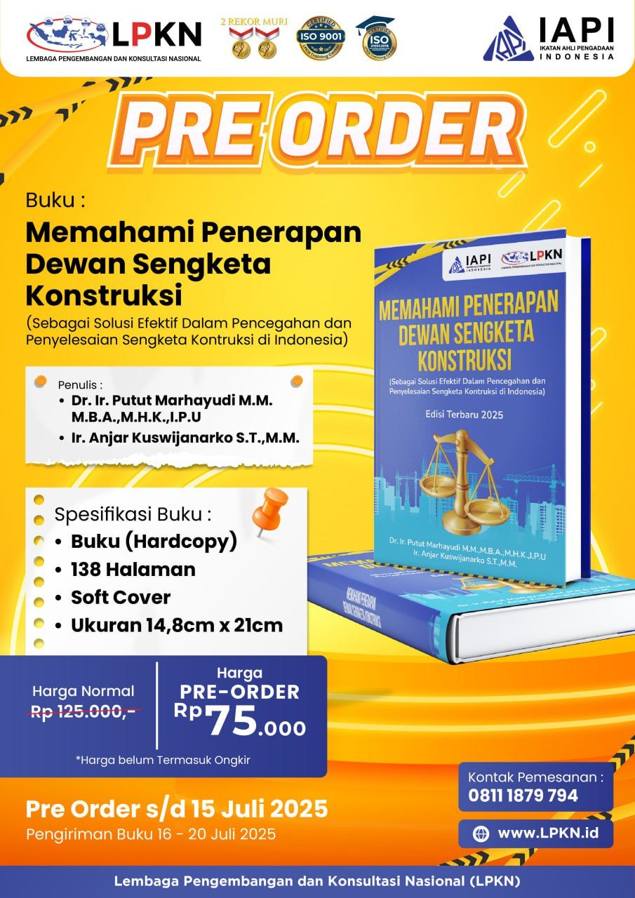 Buku Memahami Penerapan Dewan Sengketa Konstruksi logo