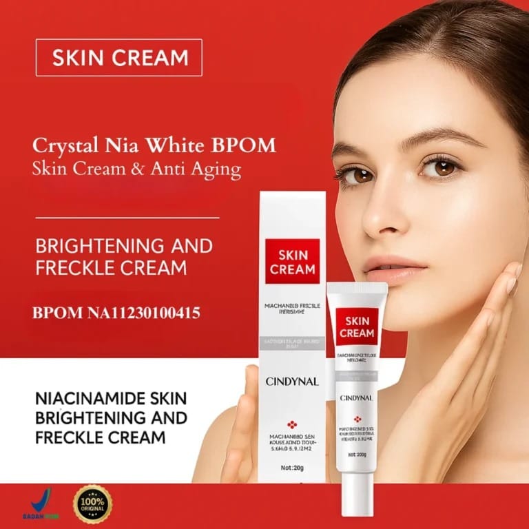 Crystal Nia White BPOM BL77 logo