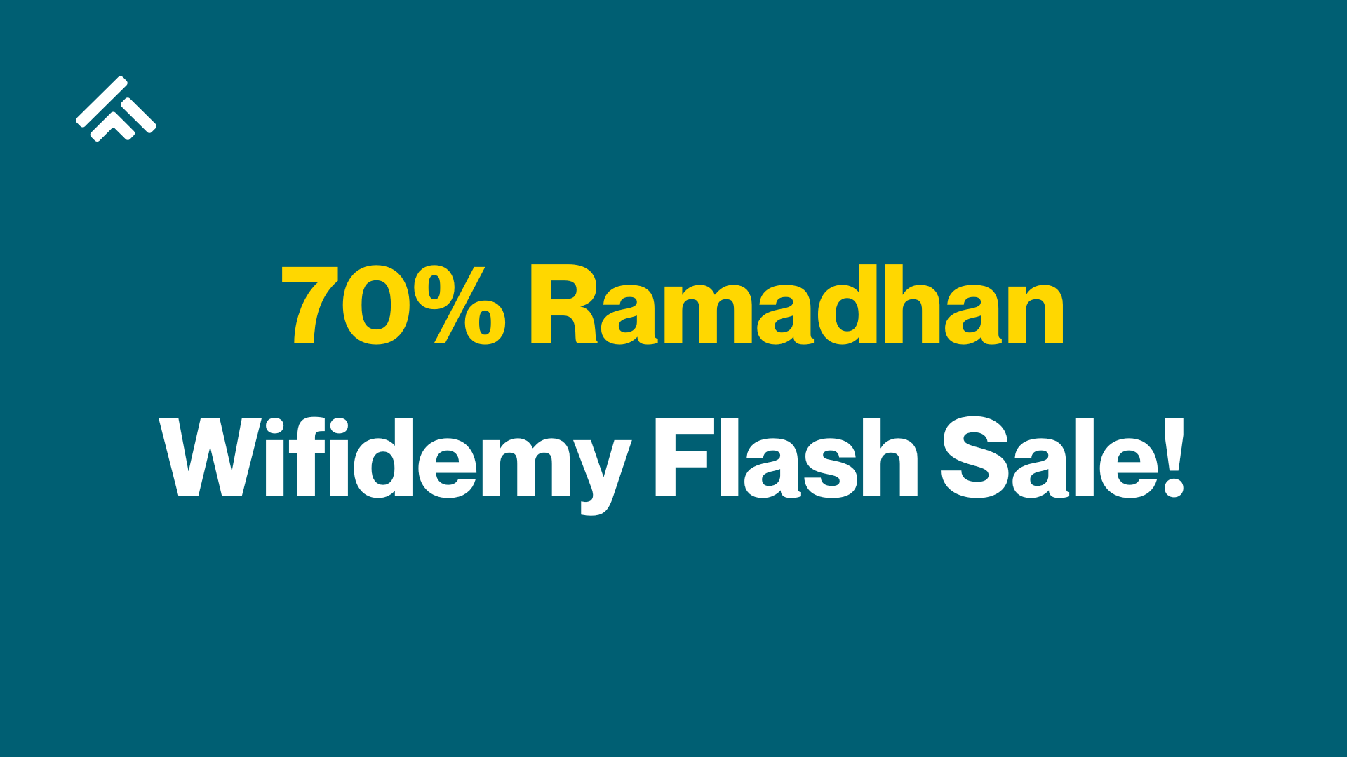 Wifidemy Flash Sale 70% logo