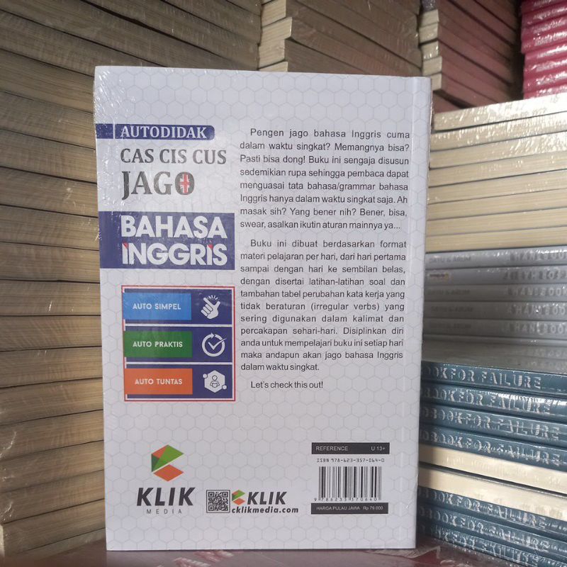 Buku Auto Jago Bahasa Inggris ✨