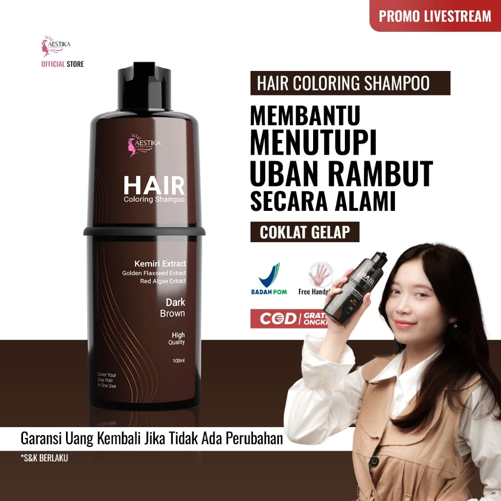 Aestika Hair Coloring Shampoo - FB - di jan
