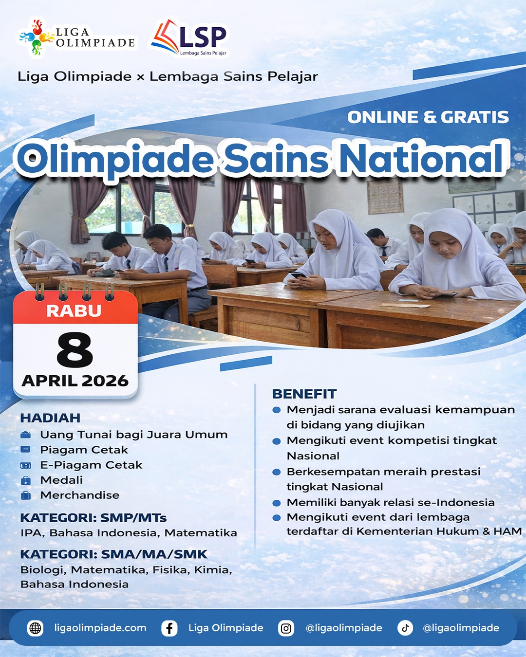 OLIMPIADE SAINS NATIONAL 2026 logo