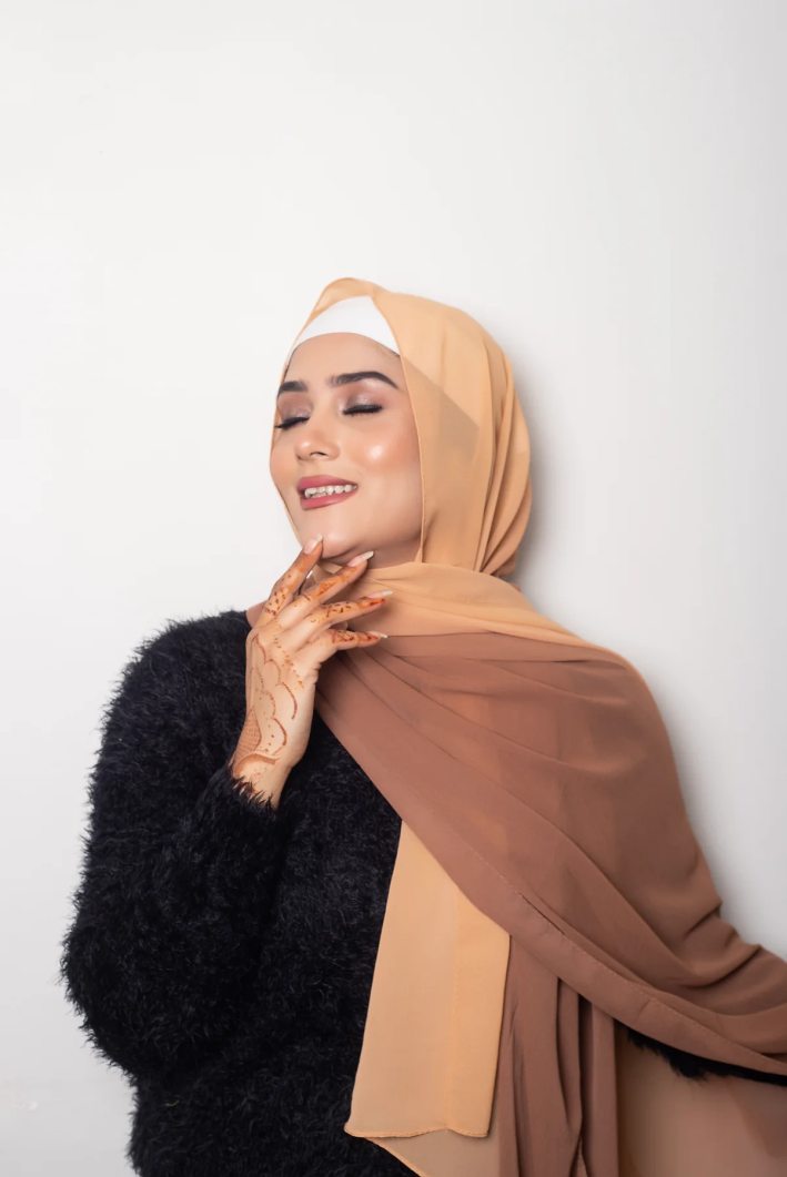 Pashmina Gradasi Two Tone