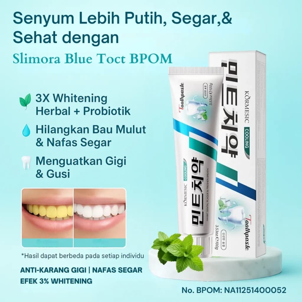 Slimora Blue Toothpaste BPOM SH77-812