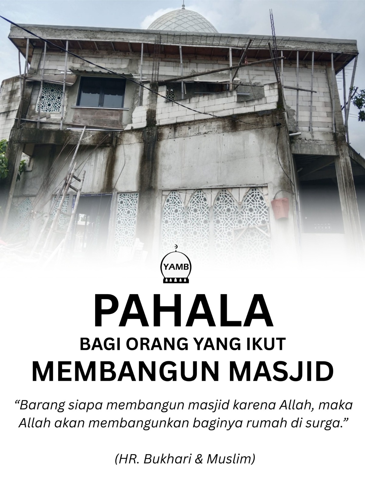 Donasi pembangunan masjid logo