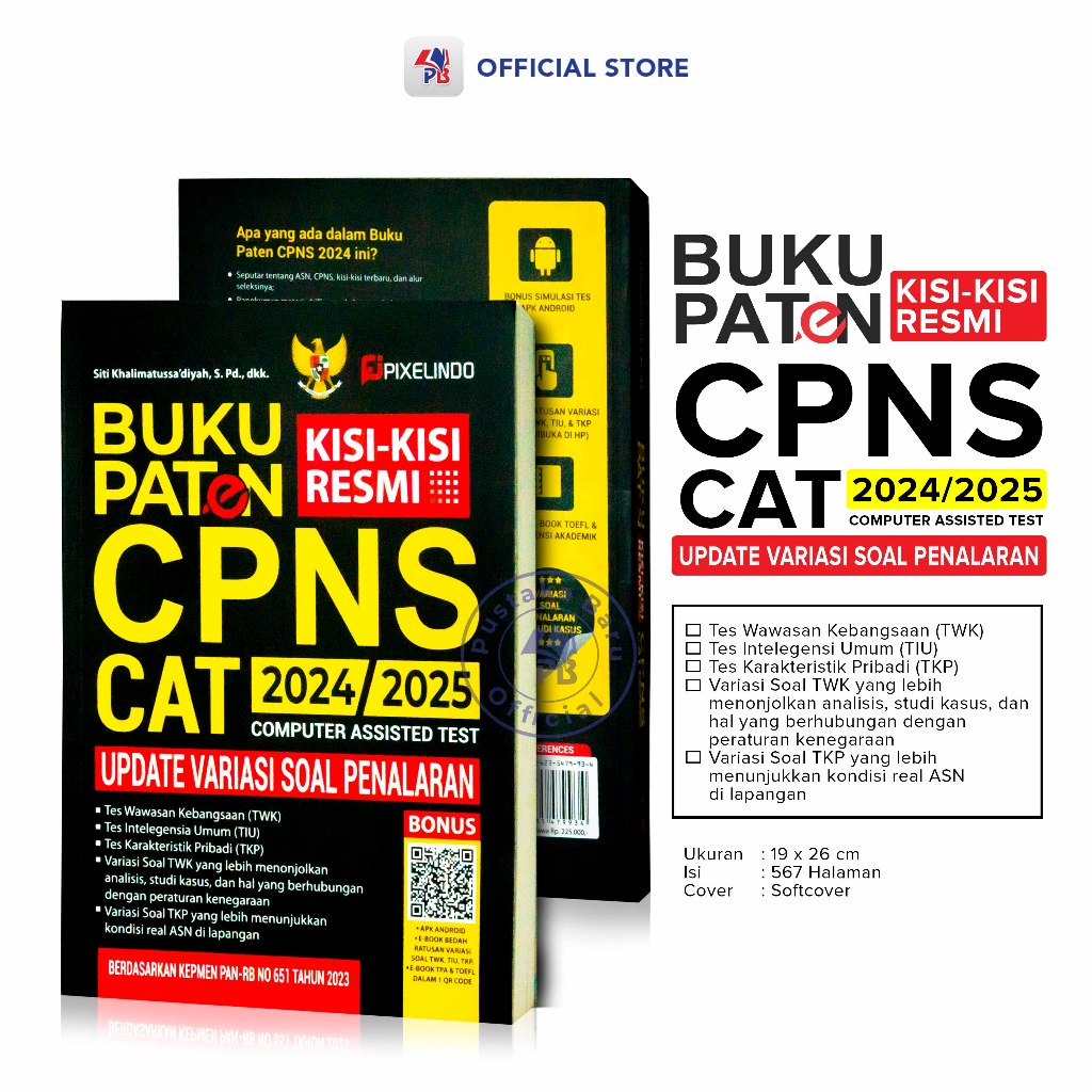 L278  Buku Paten CPNS CAT 2024 ✨ logo