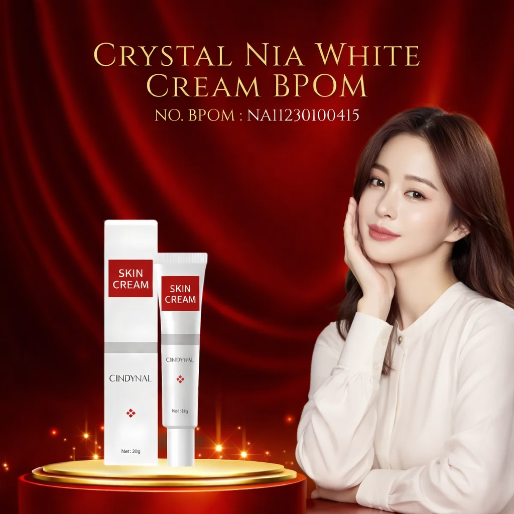 Crystal Nia White BPOM MR77-974 logo