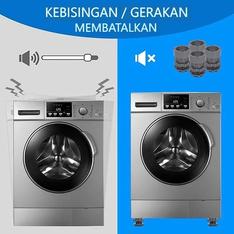 Bantalan Kaki Anti Getar & Anti Slip Mesin Cuci YP