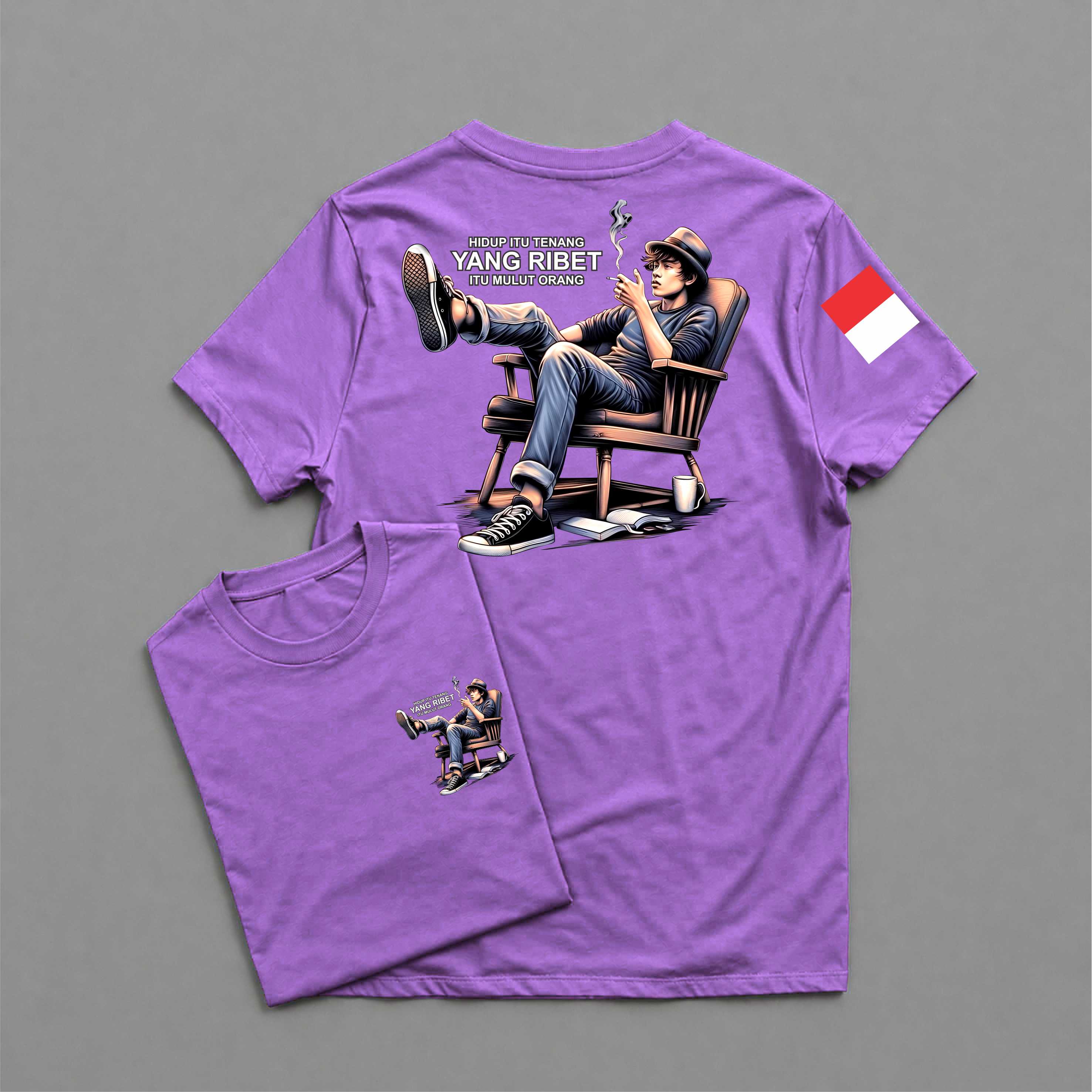 KAOS DEWASA HIDUP ITU TENANG, YG RIBET ITU MULUT ORANG