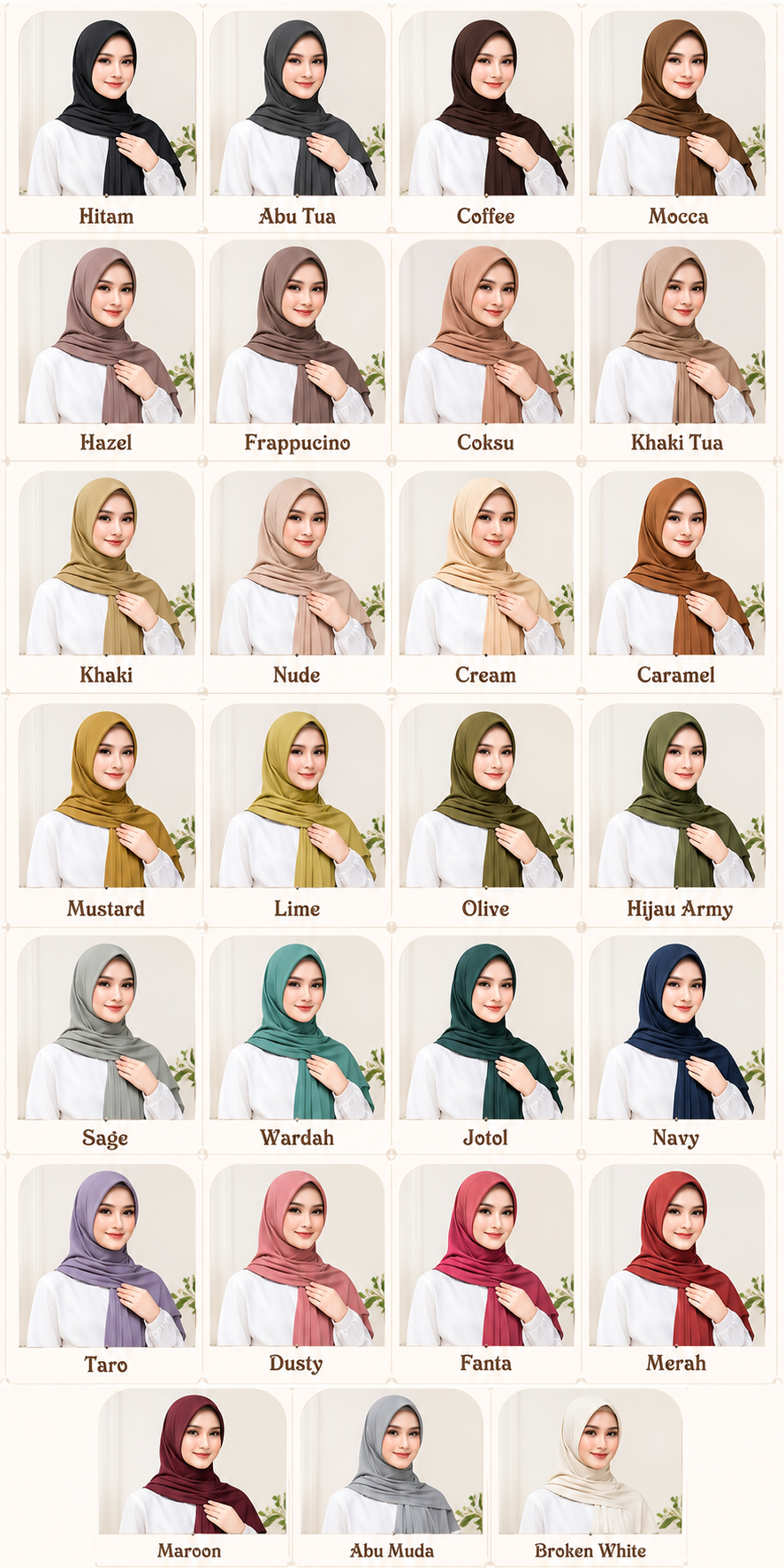 Pilihan Warna