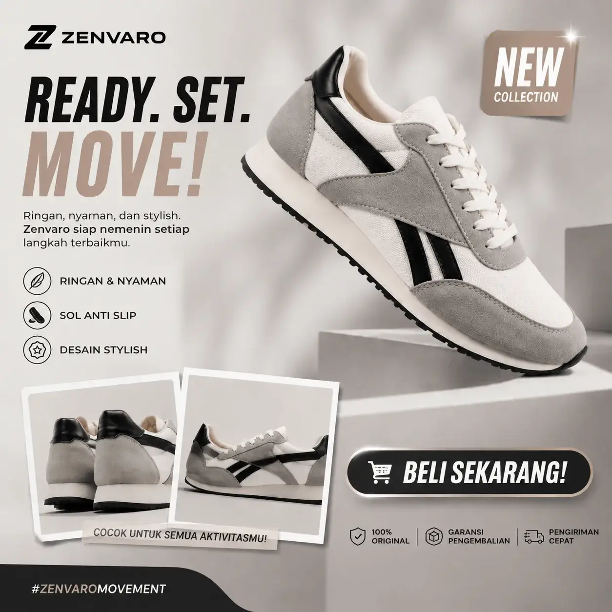 Sepatu Pria Zenvaro