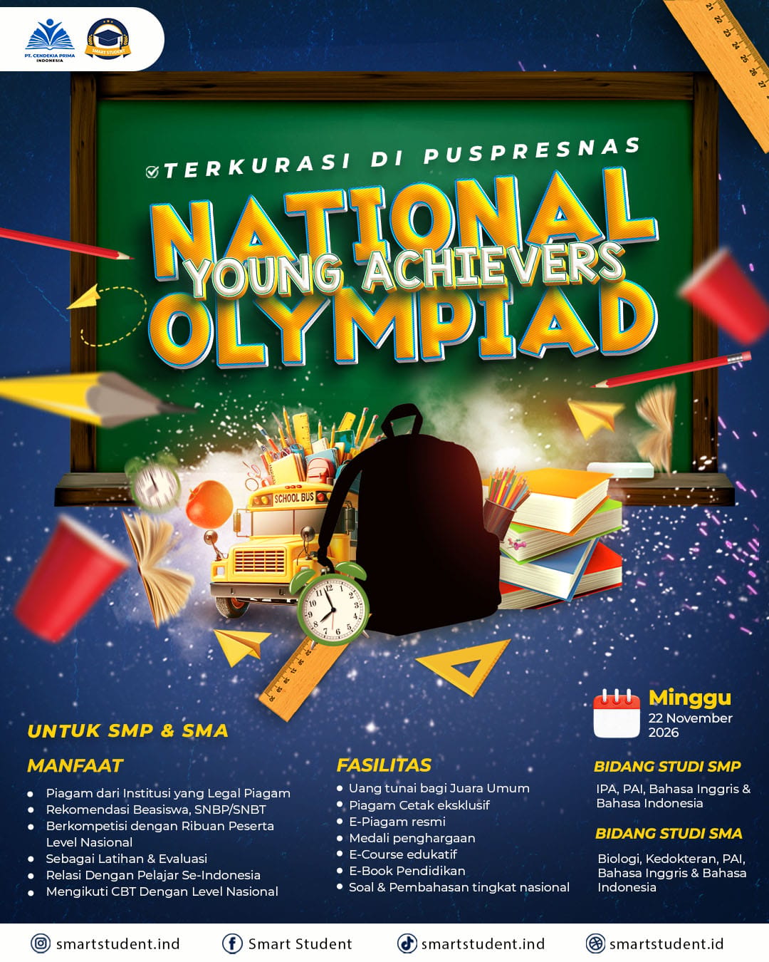 NATIONAL YOUNG ACHIEVERS OLYMPIAD 2026 logo