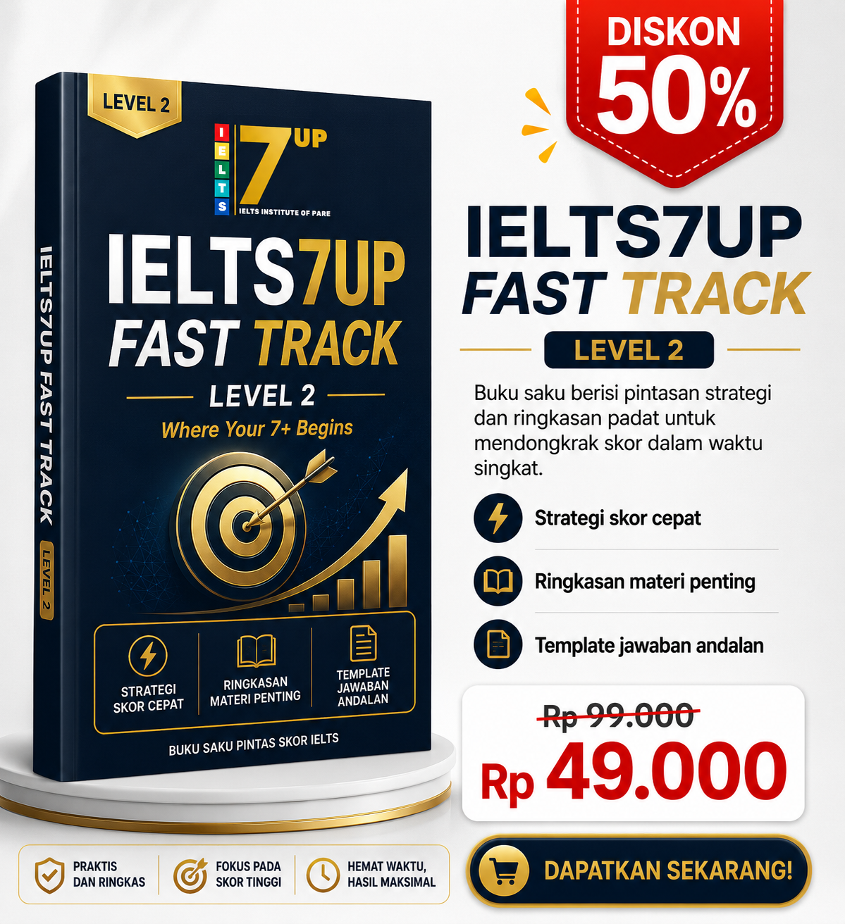 IELTS7UP Fast Track E-BOOK logo