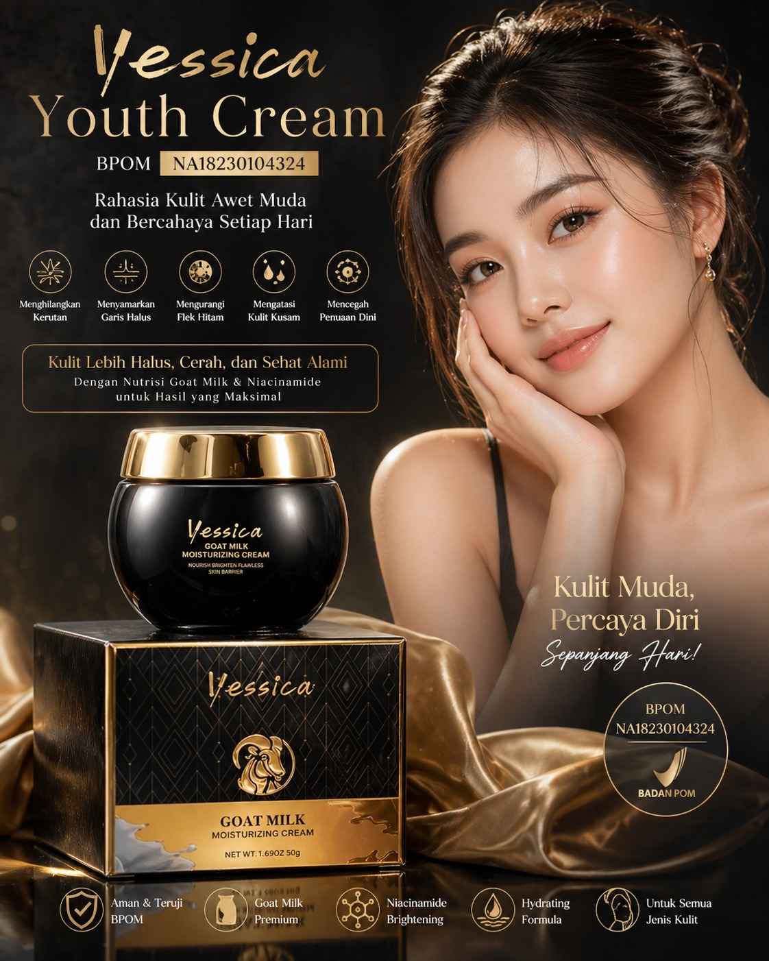Yessica 's Youth Cream BPOM TY77-46 logo