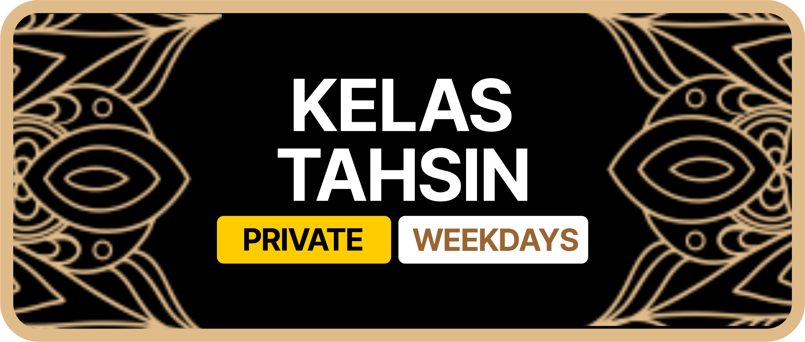Program Mahkota - Kelas Gold
