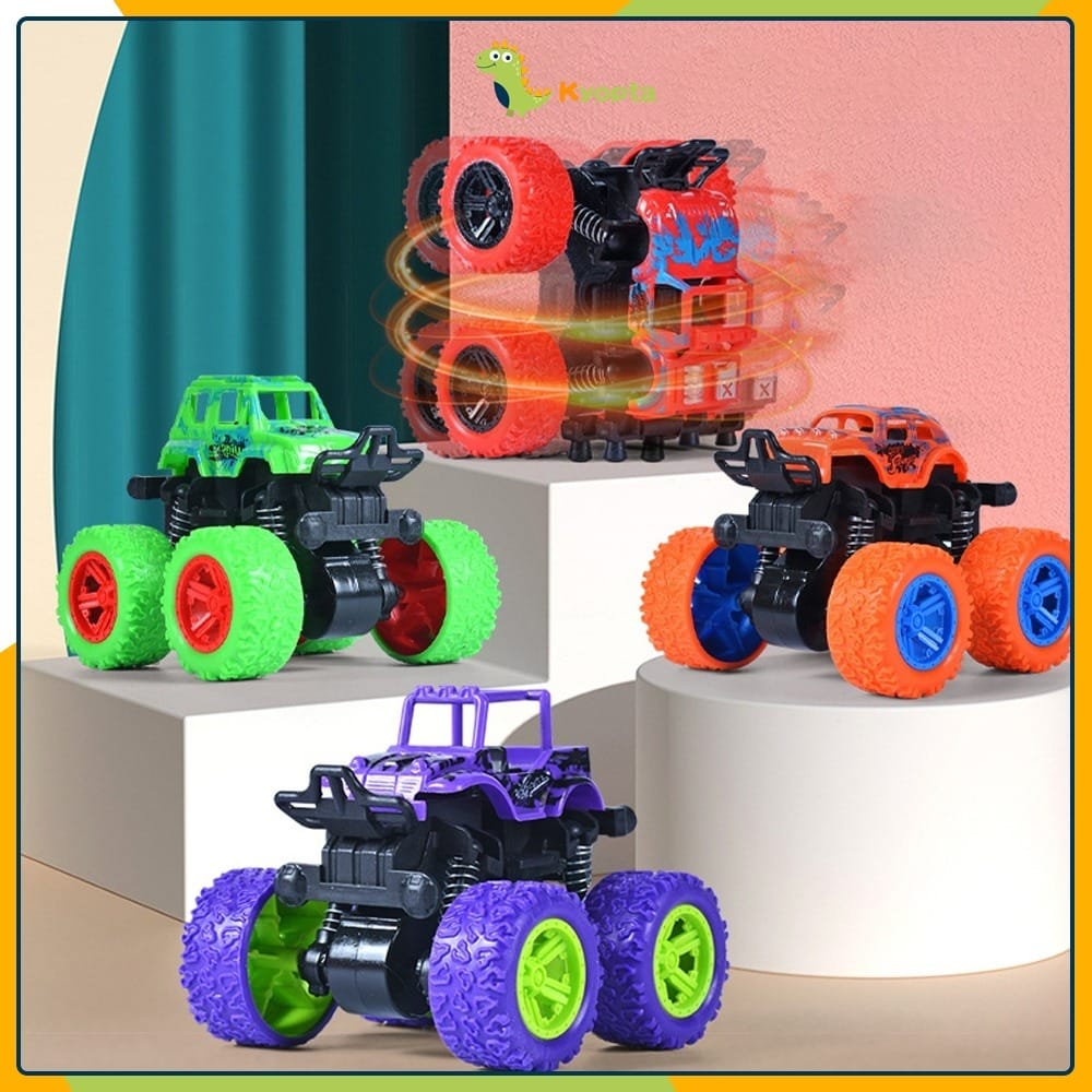 Mainan Bebek Vespa - GRATIS Buku Mewarnai Ajaib & Mobilan Offroad