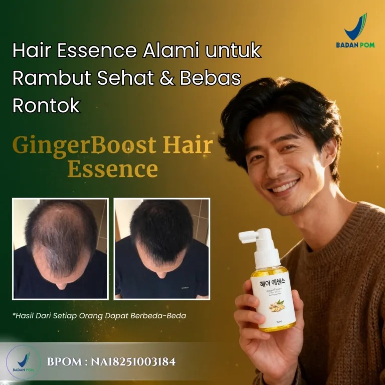 GingerBoost Hair Essence BPOM MR62-D2 logo