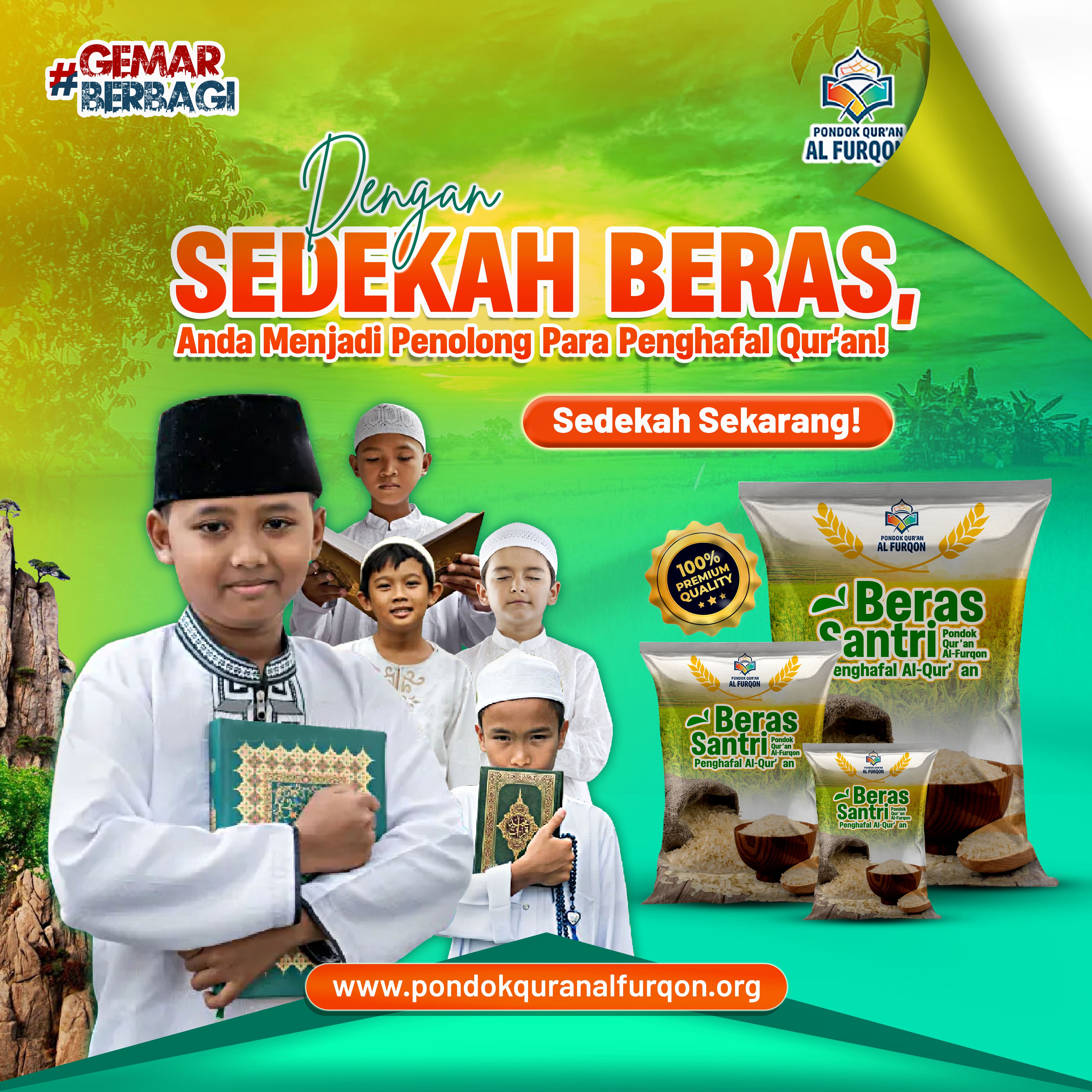Sedekah Beras Santri Pelosok Negeri logo