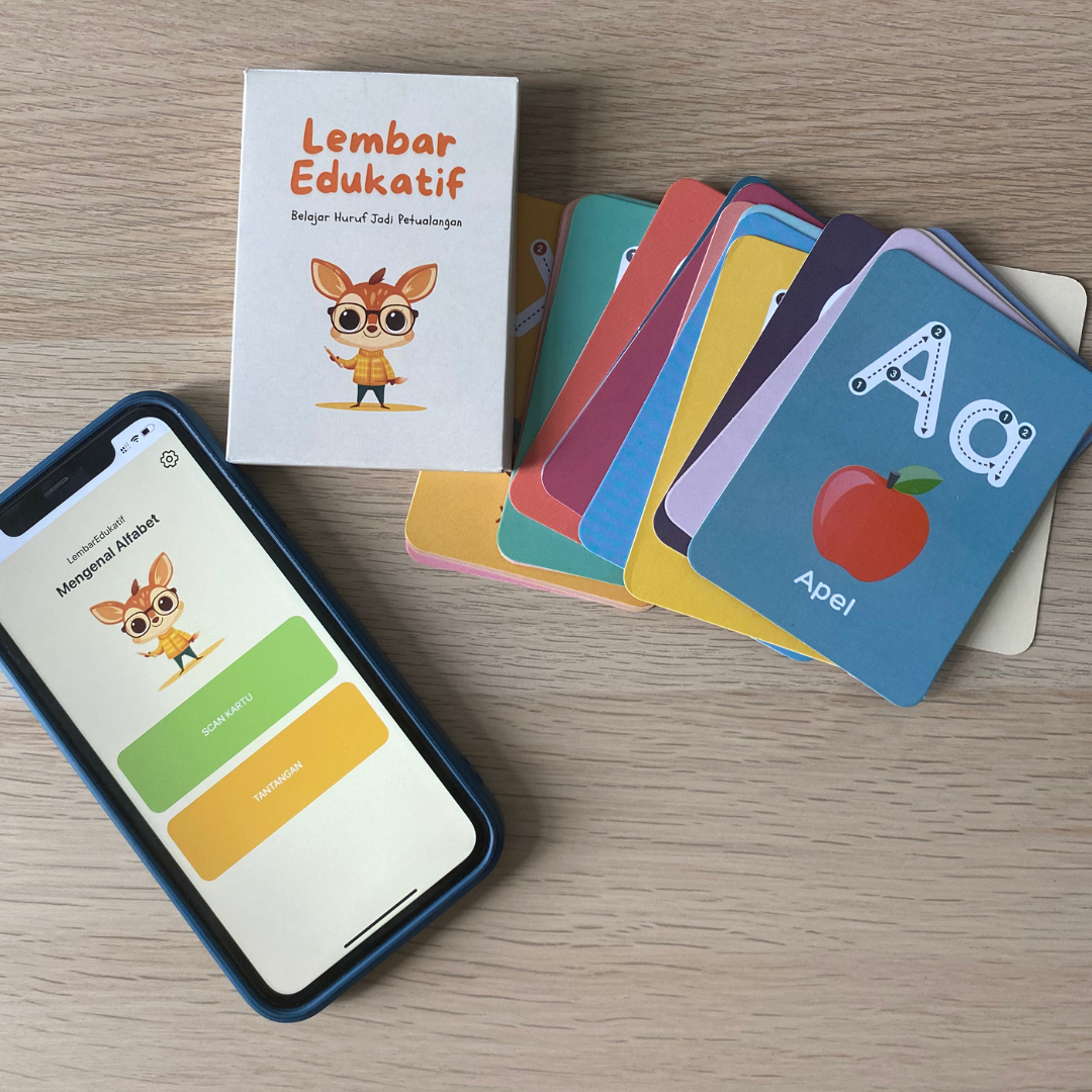 Smart Flashcard Mengenal Huruf LembarEdukatif logo