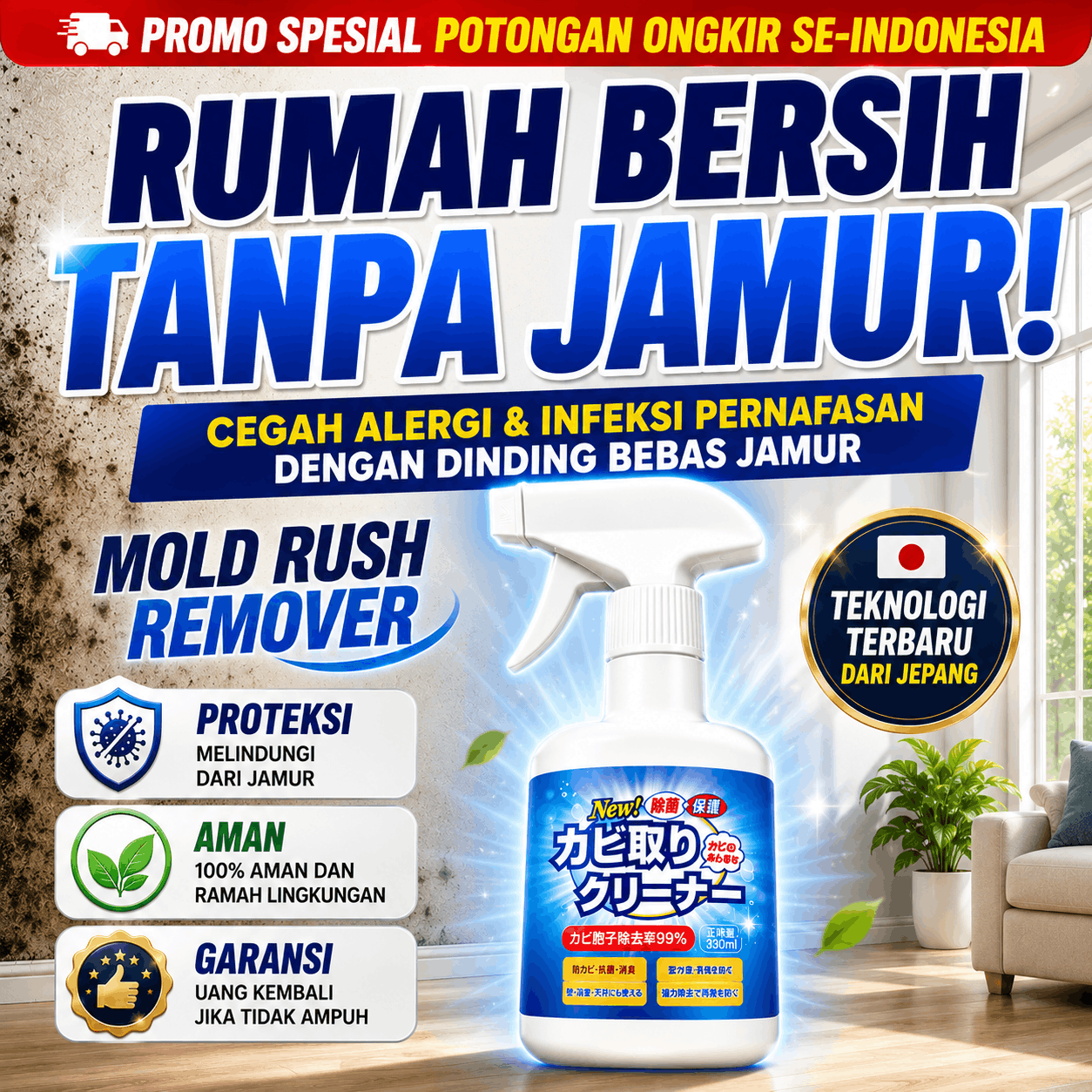 MOLD RUSH REMOVER TM - BY logo