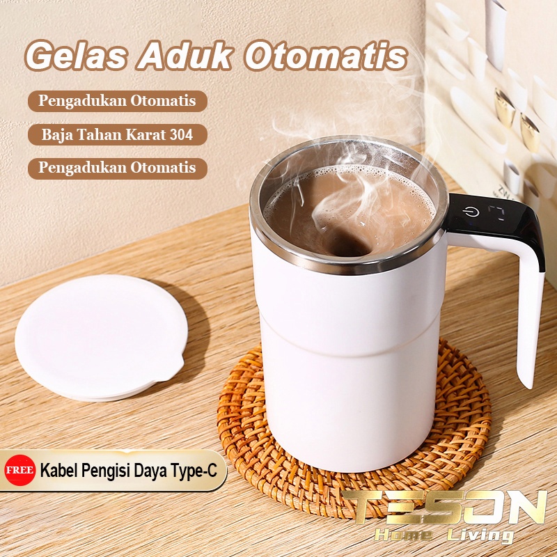 Self Stirring Coffee Mug💰 logo