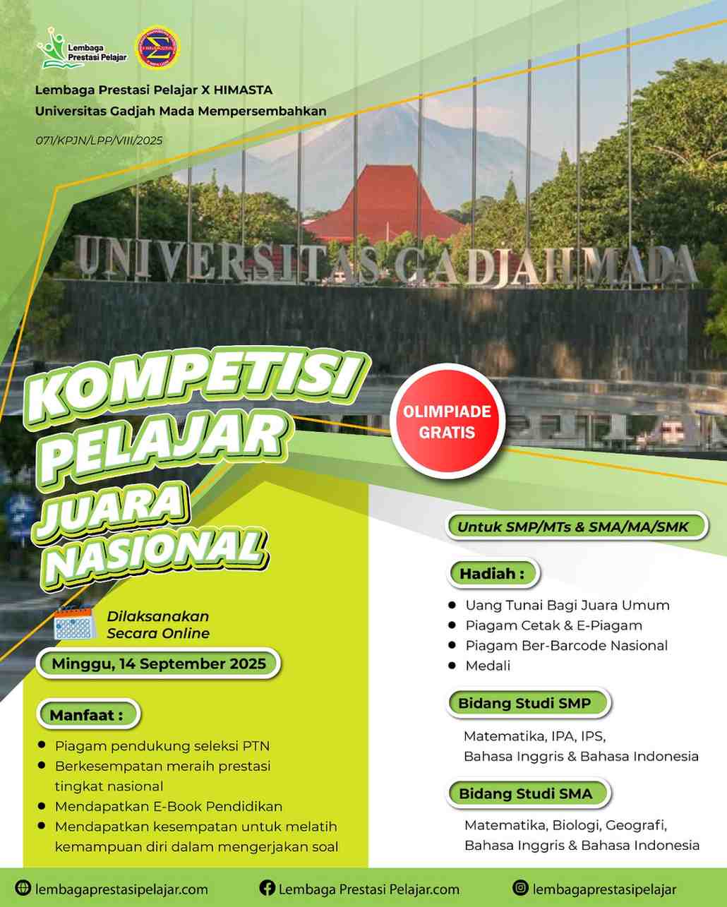 KOMPETISI PELAJAR JUARA NASIONAL [LPP] logo