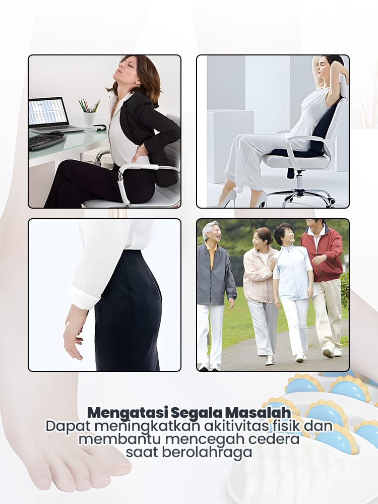 (F) Alat Pijat Terapi Kaki Relaksasi - GRATIS Bola Duri Kesehatan