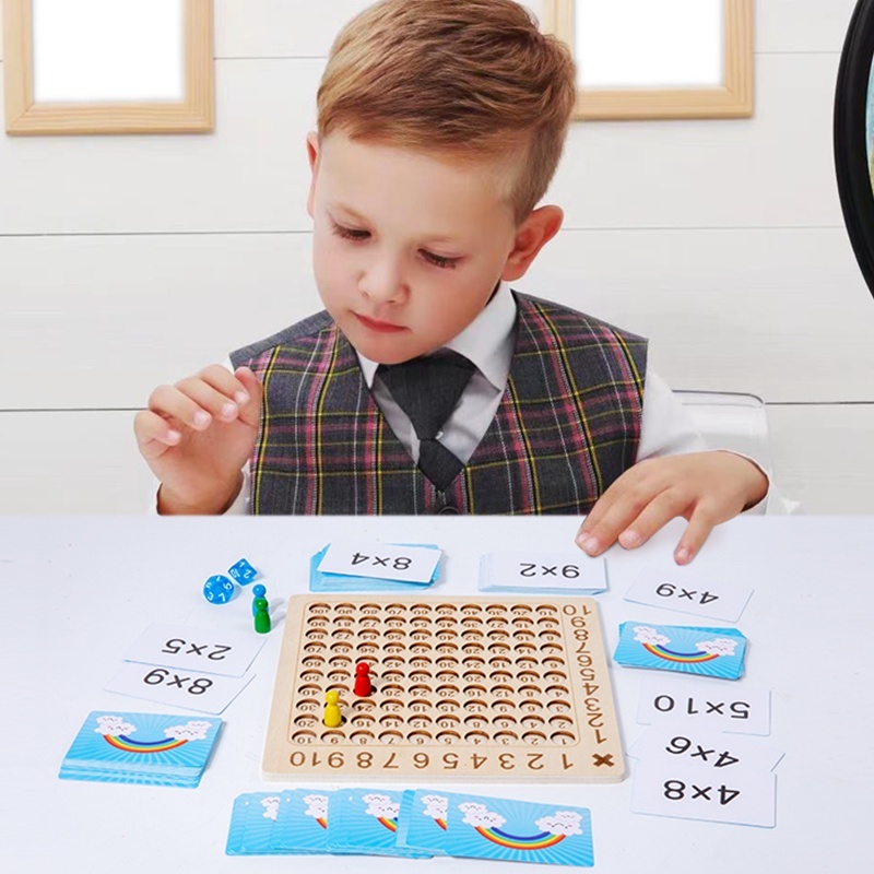 WOODEN MULTIPLICATION BOARD GAME ✨ logo