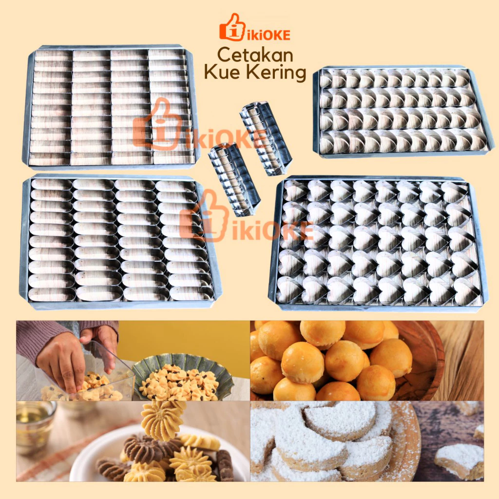 Cetakan Kue Kering Stainless Bingkai Cookies Kreatif Kastangel Putri Salju Bunga Oval Love Bulat logo