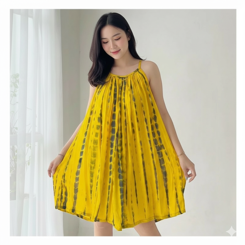 DASTER LOBEK PENDEK LILIT TIE DYE 