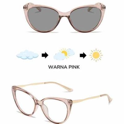 Kacamata Cateye Photochromic ✨