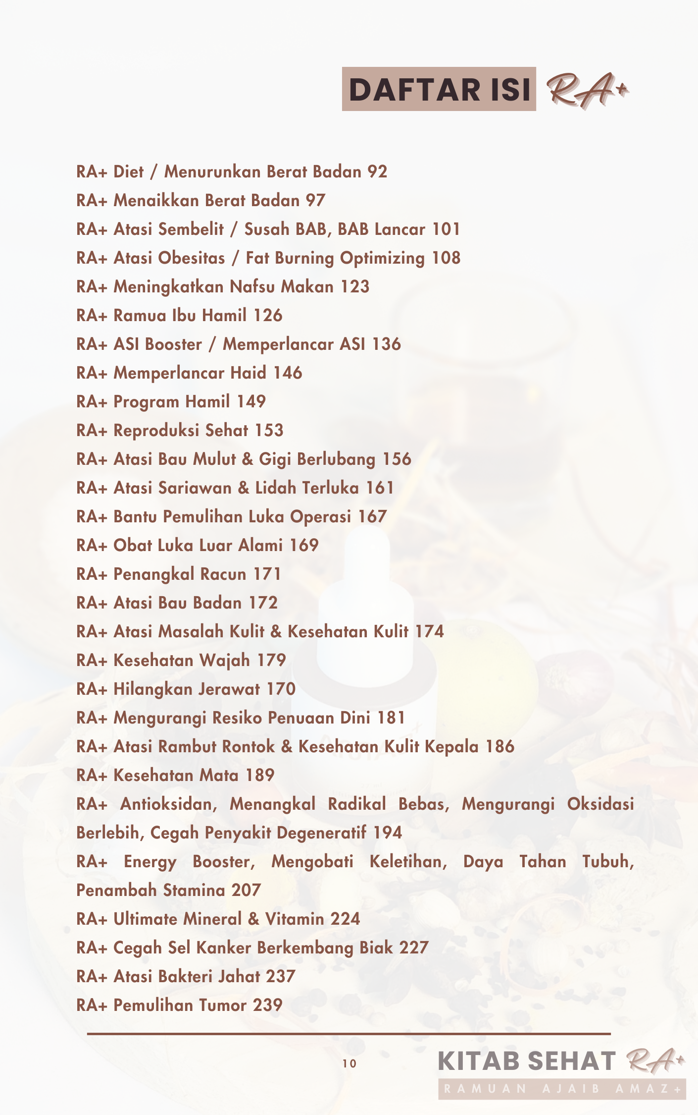 Kitab Sehat RA+ (Ebook Version)
