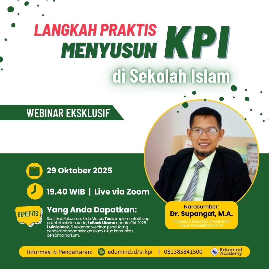 Webinar Eksklusif  "Langkah Praktis Menyusun KPI di Sekolah Islam" - [o] logo