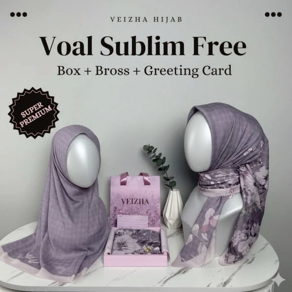HIJAB GIFT BOX VOAL