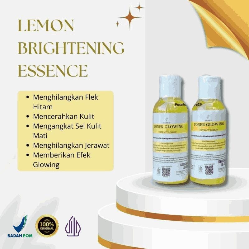 Toner Lemon Brightening Essence BPOM BL62-35 logo