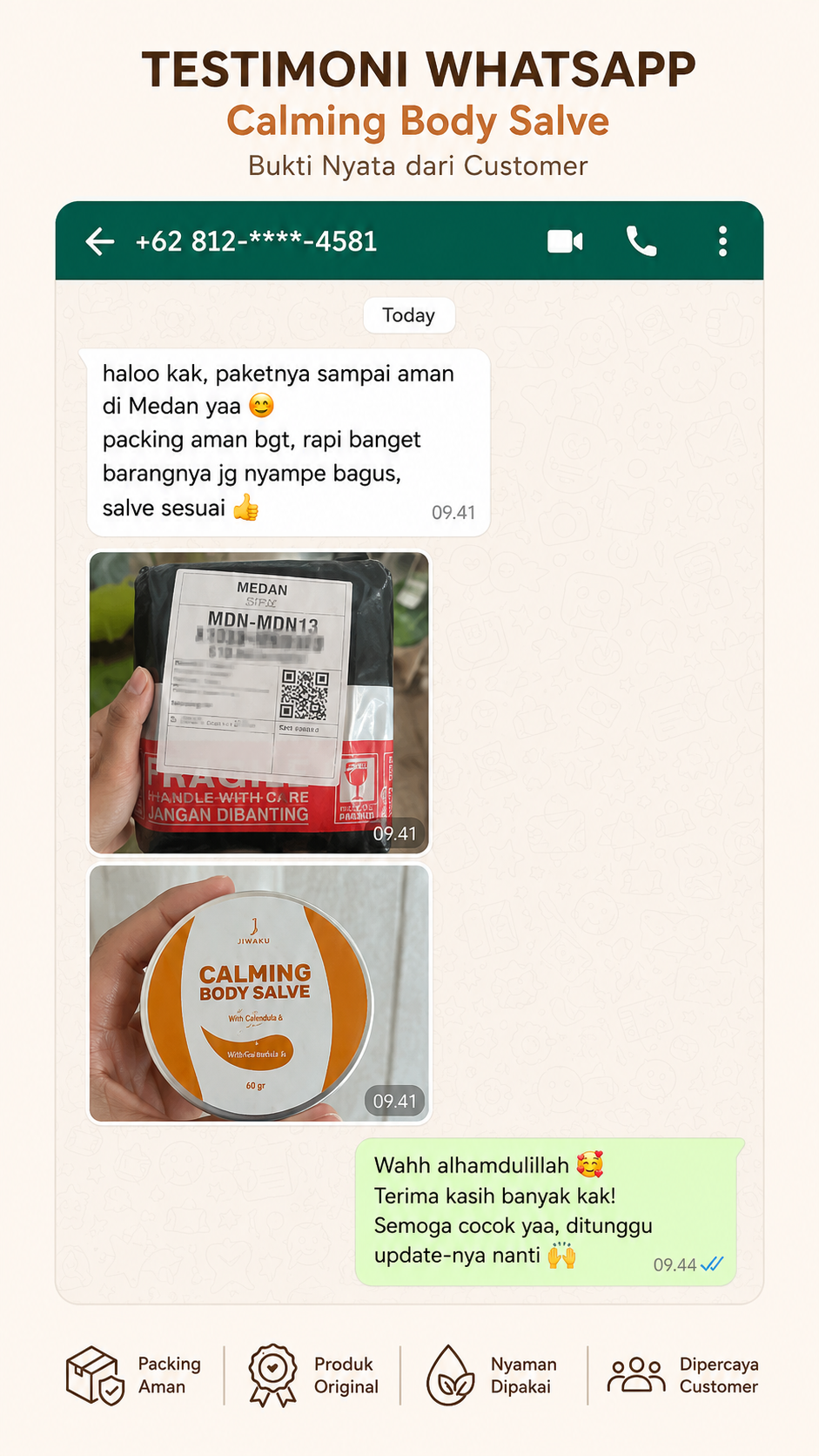 Testimoni Jevarine