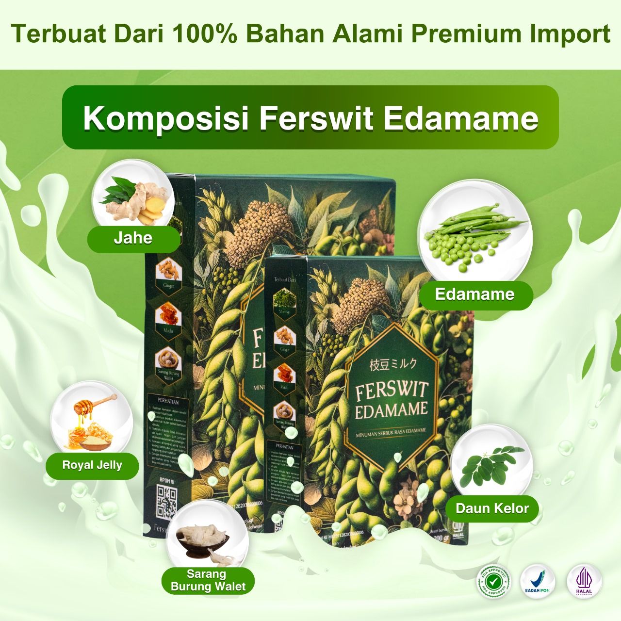Ferswit Susu Edamame Japan Original F2 logo