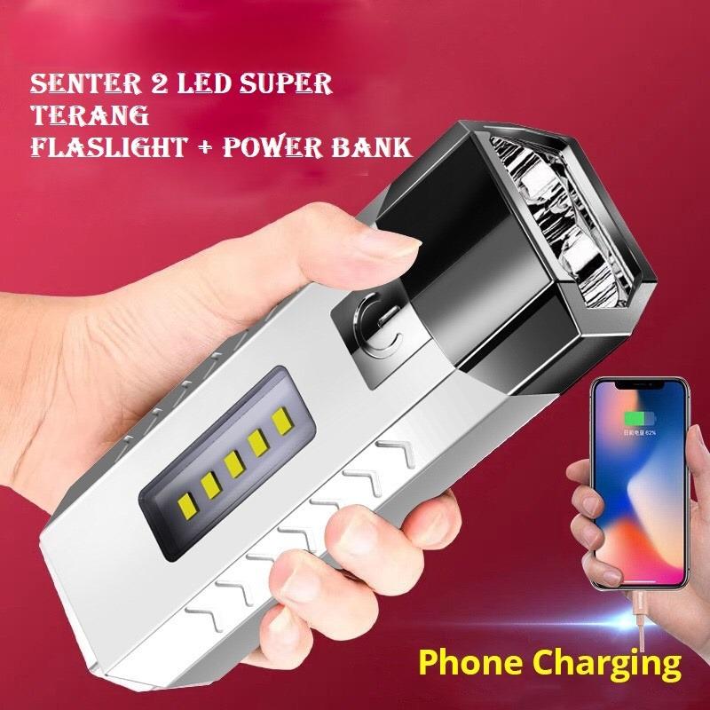 SENTER POWERBANK 2 MATA LED⚡ logo