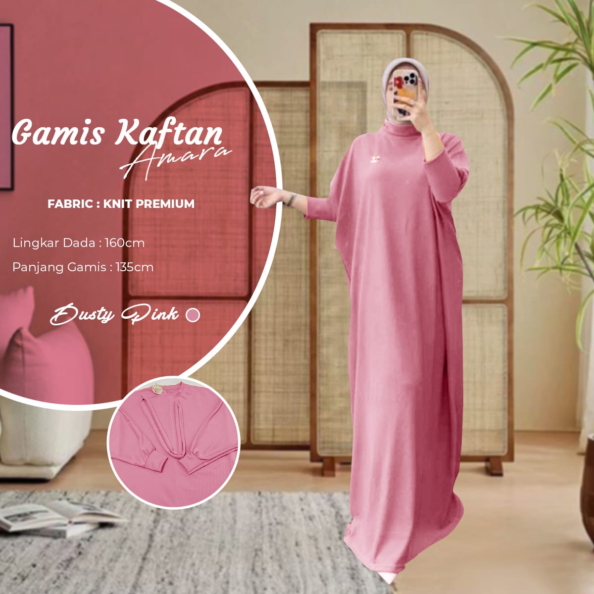 Gamis Kaftan Knit