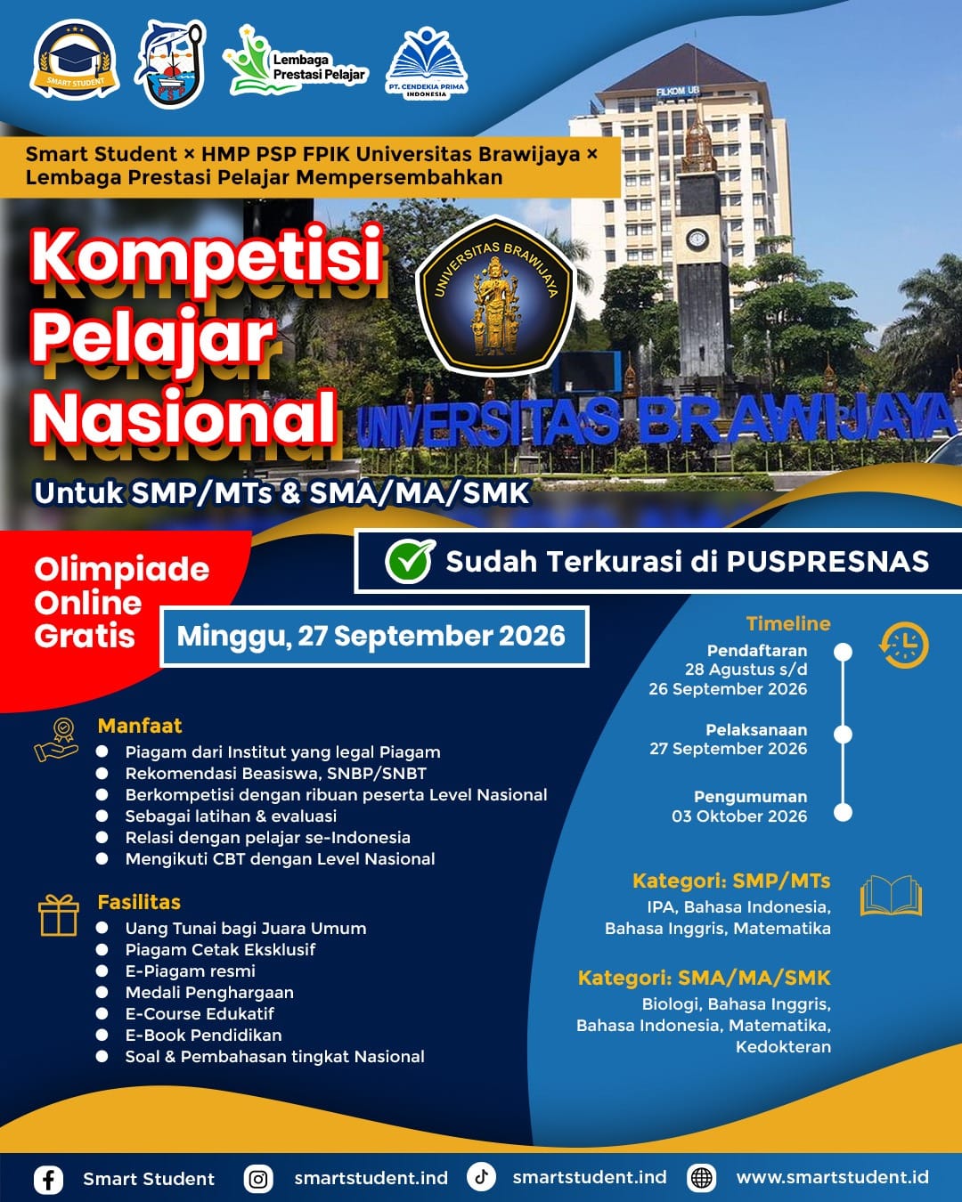 KOMPETISI PELAJAR NASIONAL 2026 logo