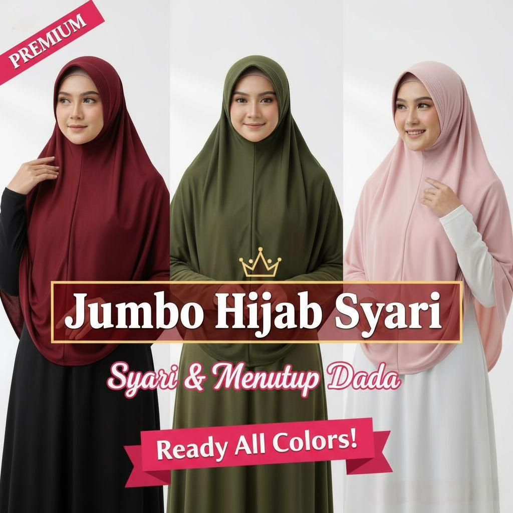 Jumbo Hijab Syari