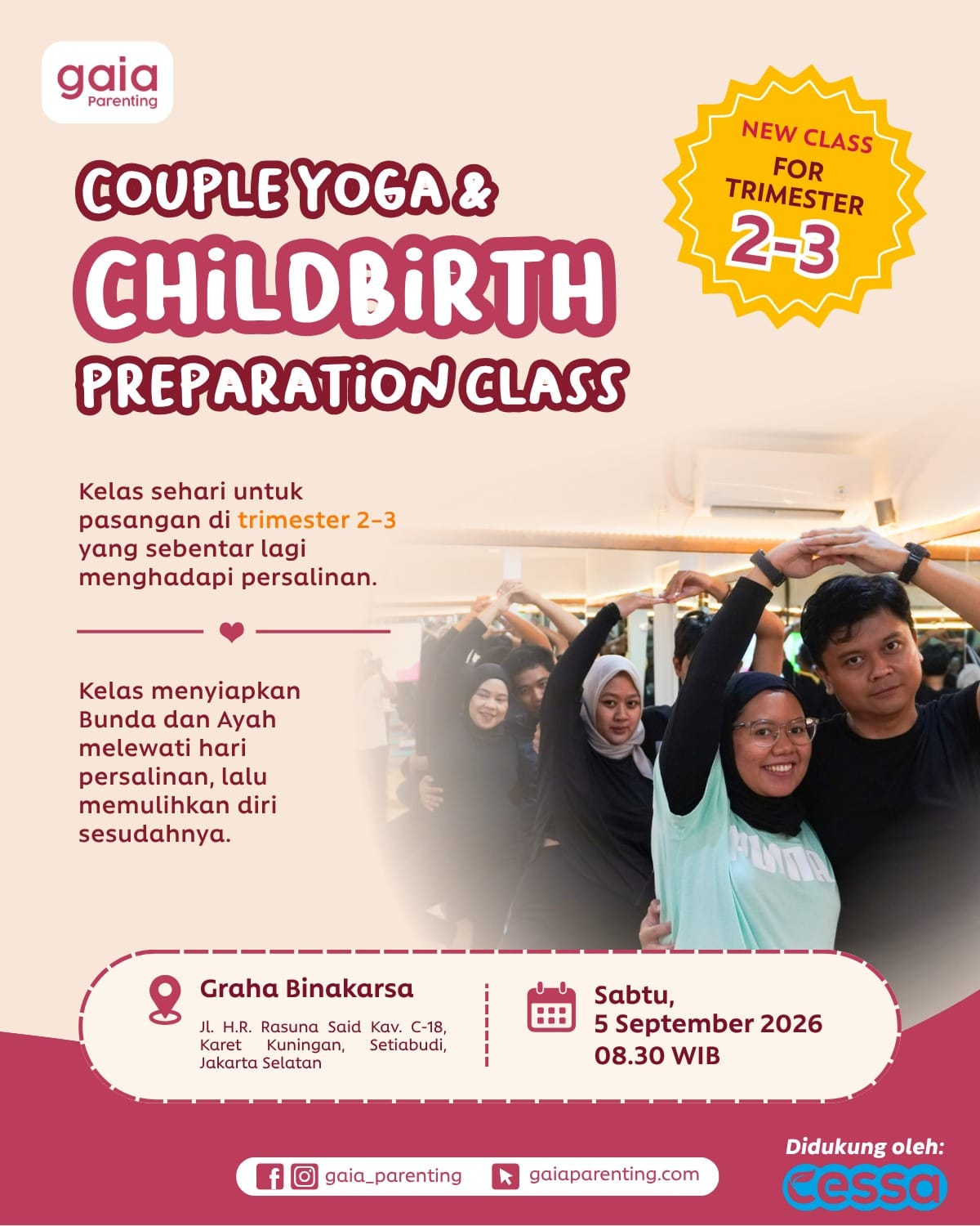 Couple Yoga & Childbirth Preparation Class logo
