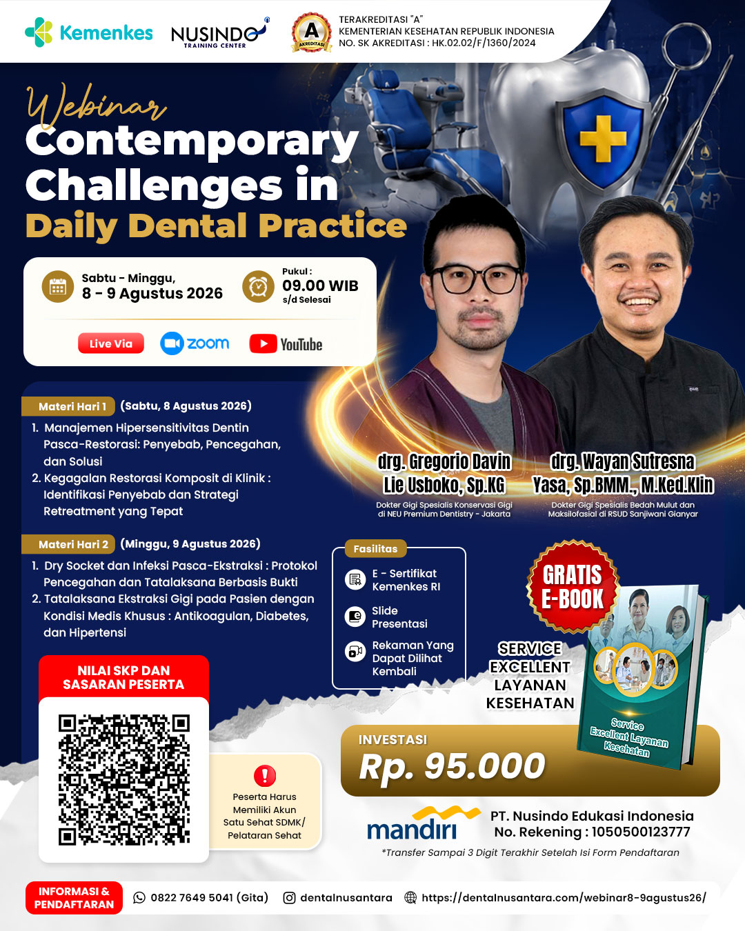 Webinar Contemporary Challenges in Daily Dental Practice logo
