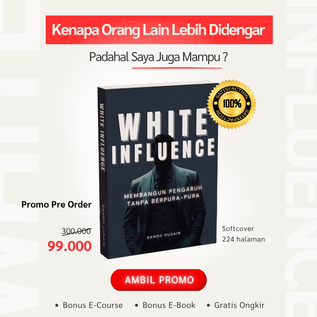 Pre Order Buku White Influence logo