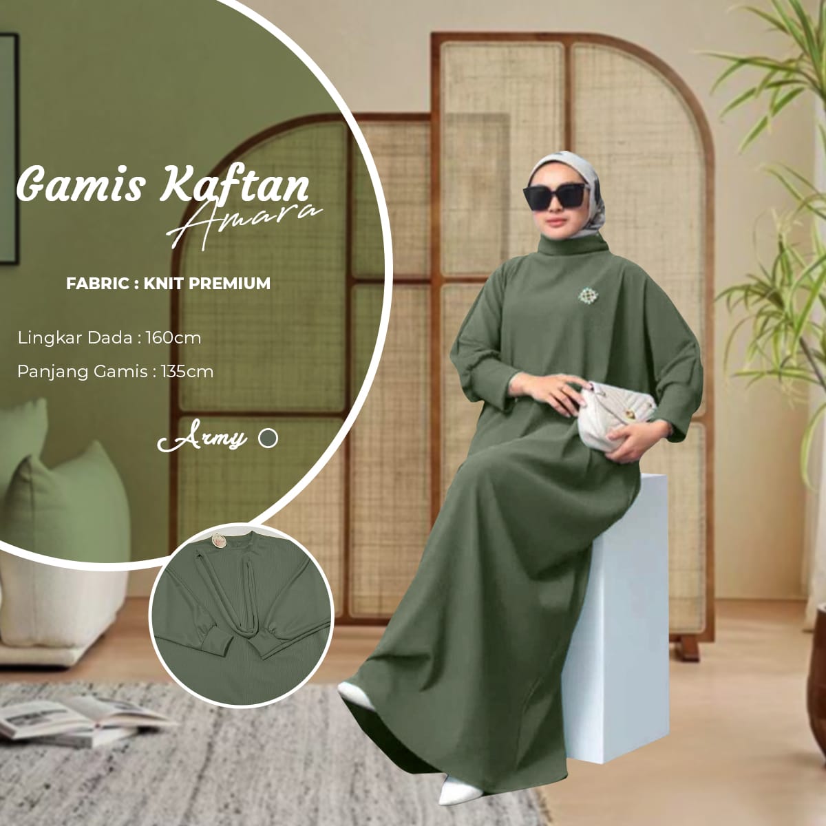 Gamis Kaftan Knit