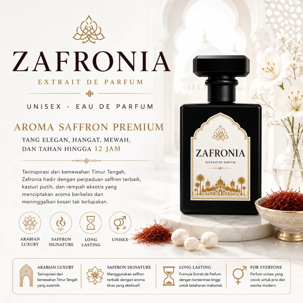 Zafronia Arabian Parfume Premium BL62-59