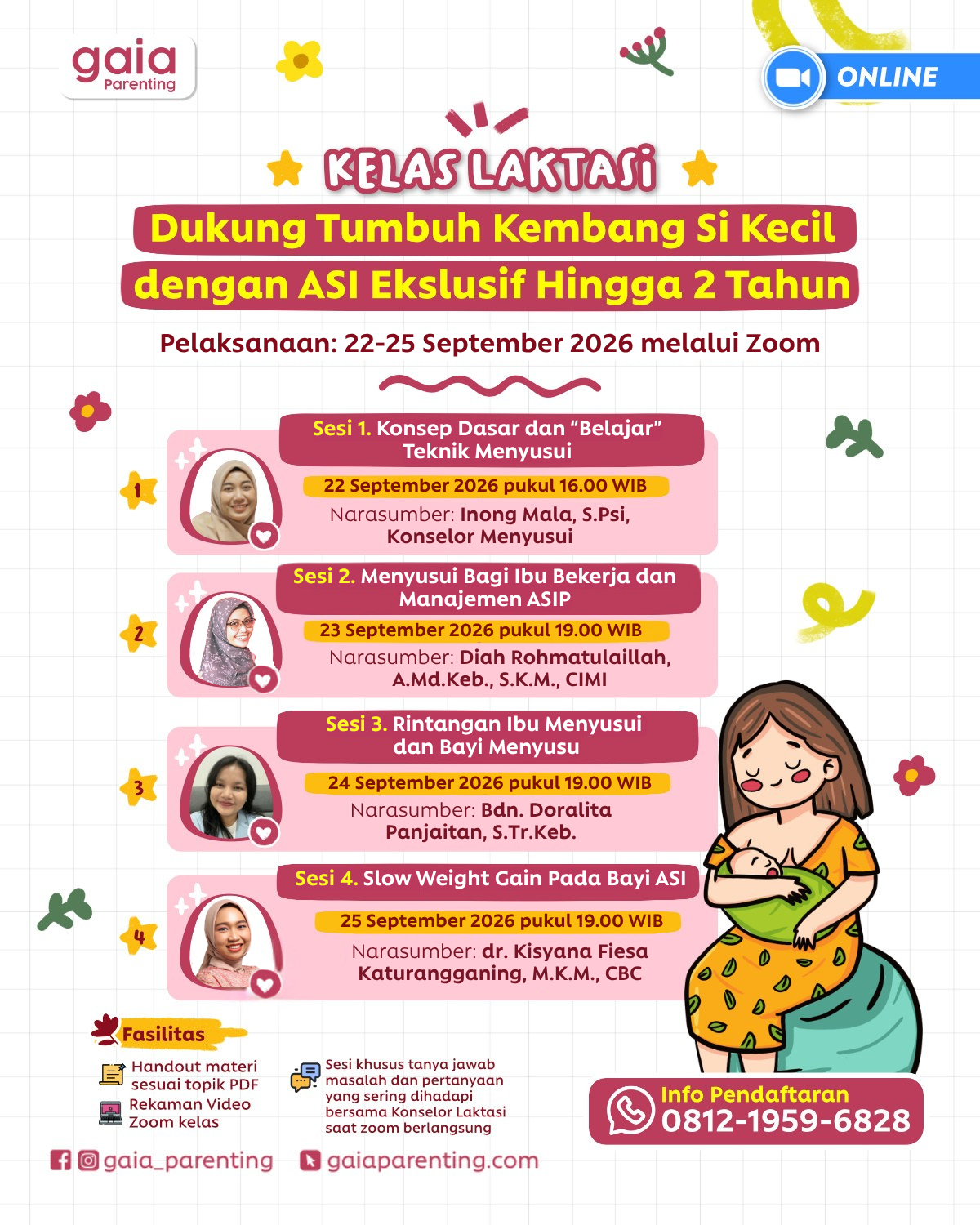 Kelas Laktasi Online: Dukung Tumbuh Kembang dengan MengASIhi Hingga 2 Tahun logo