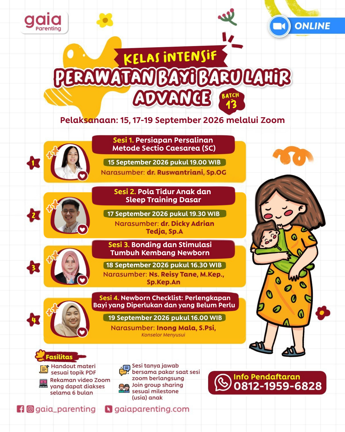 Kelas Intensif Perawatan Bayi Baru Lahir Advance (Online) logo