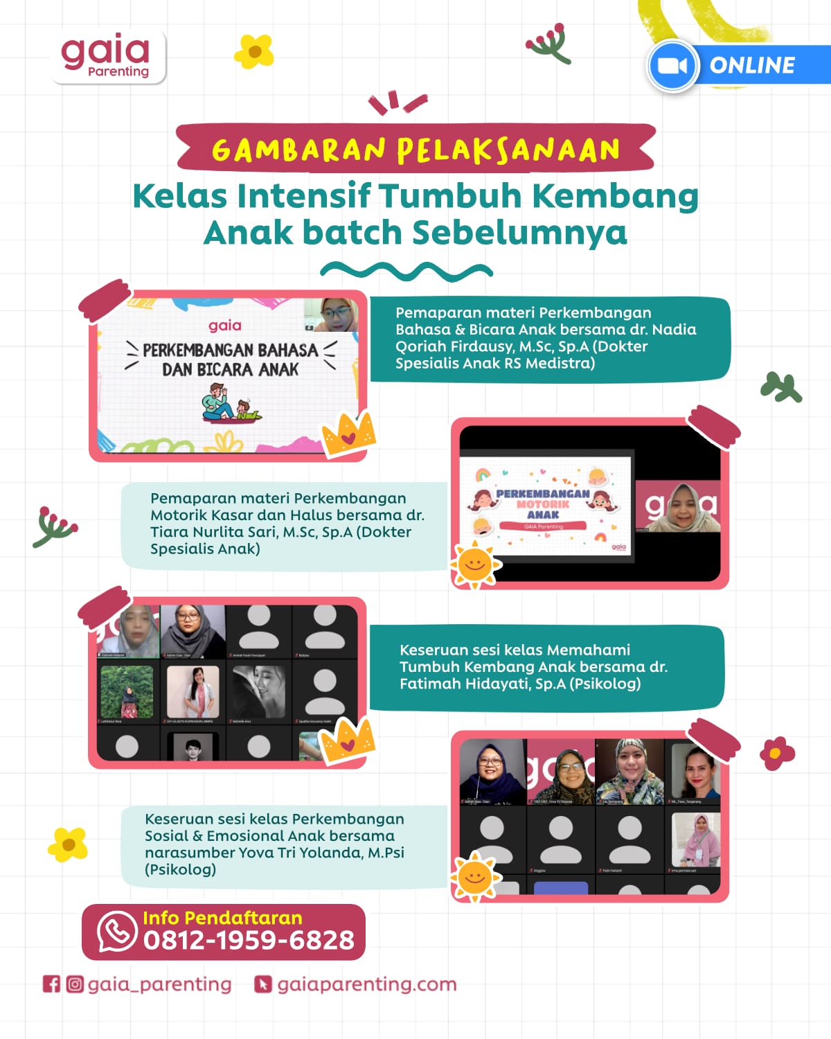 Kelas Intensif Optimalkan Tumbuh Kembang Anak Sesuai Usia dan Kenali Gangguannya